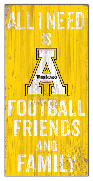 Appalachian State Mountaineers 0738-Friends and Family 6x12