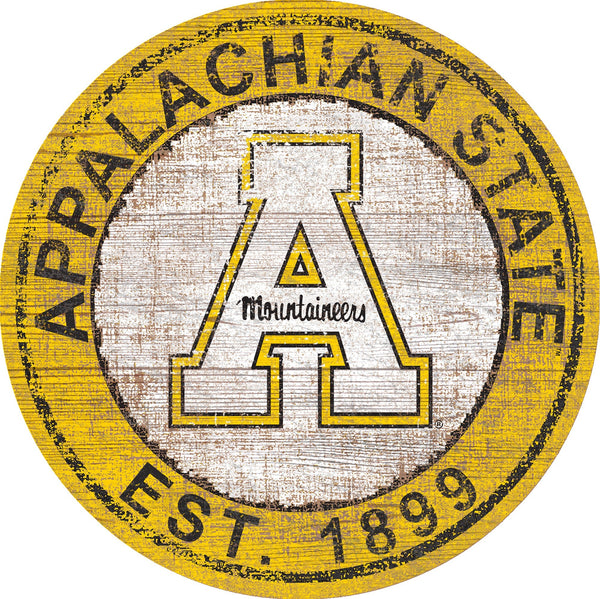 Appalachian State Mountaineers 0744-Heritage Logo Round