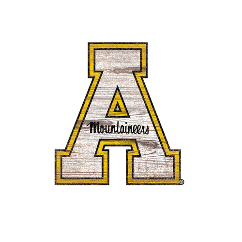 Appalachian State Mountaineers 0843-Distressed Logo Cutout 24in