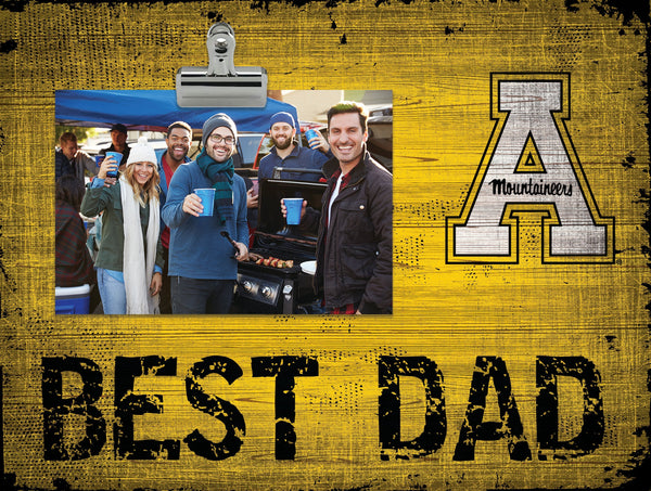 Appalachian State Mountaineers 0893-Best Dad Clip Frame