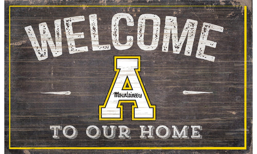 Appalachian State Mountaineers 0913-11x19 inch Welcome Sign