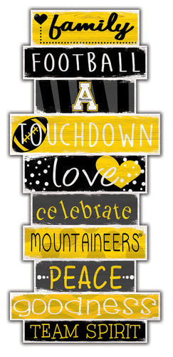 Appalachian State Mountaineers 0928-Celebrations Stack 24in
