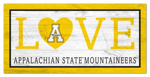 Appalachian State Mountaineers 1066-Love 6x12