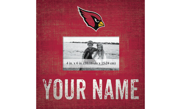 Arizona Cardinals 0739-Team Name 10x10 Frame