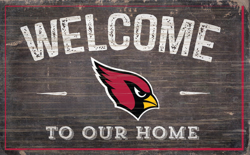 Arizona Cardinals 0913-11x19 inch Welcome Sign