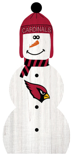 Arizona Cardinals 0926-Snowman 33in Leaner