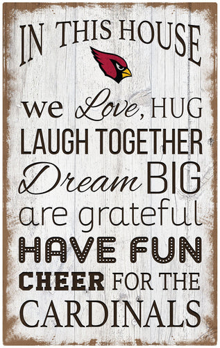 Arizona Cardinals 0976-In This House 11x19