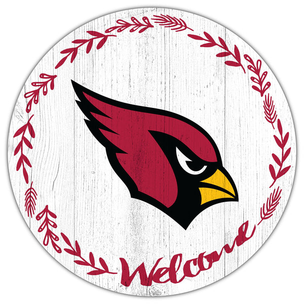 Arizona Cardinals 1019-Welcome 12in Circle