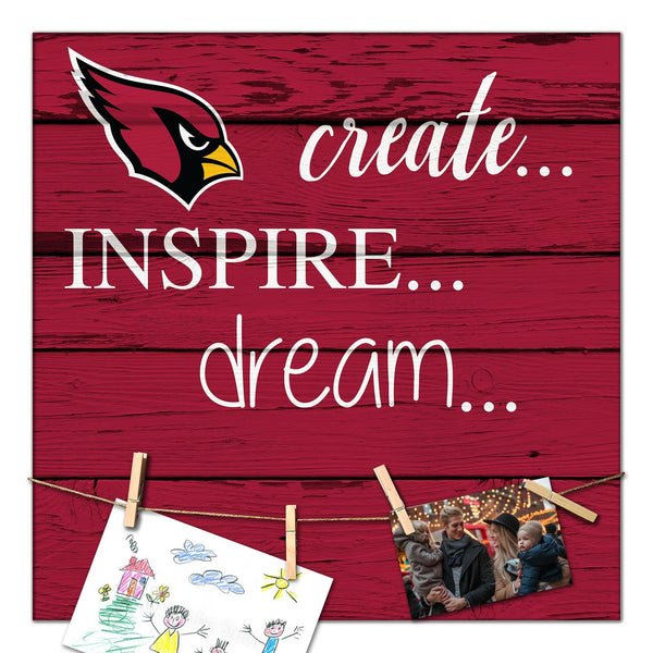 Arizona Cardinals 2011-18X18 Create, Inspire, Dream sign