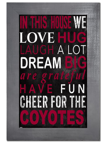 Arizona Coyotes 0725-Color In This House 11x19