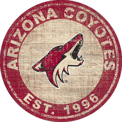 Arizona Coyotes 0744-Heritage Logo Round
