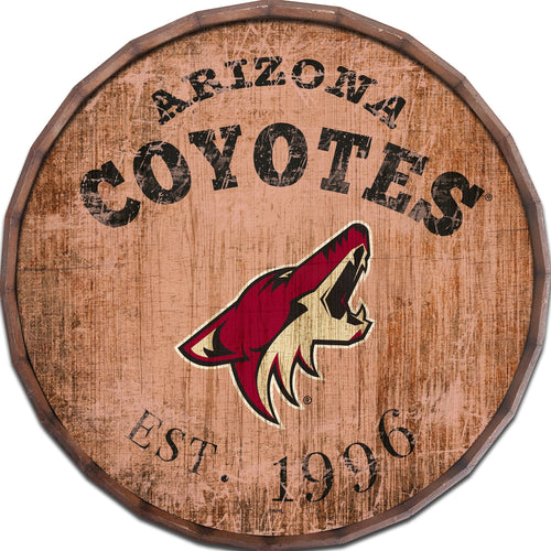 Arizona Coyotes 0938-Est date barrel top 16"