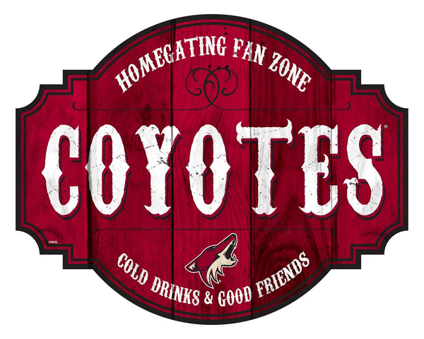 Arizona Coyotes 2015-Homegating Tavern Sign - 12"