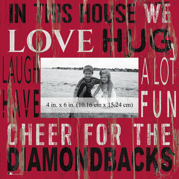 Arizona Diamondbacks 0734-In This House 10x10 Frame