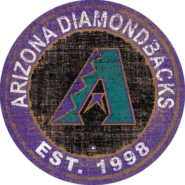 Arizona Diamondbacks 0744-Heritage Logo Round