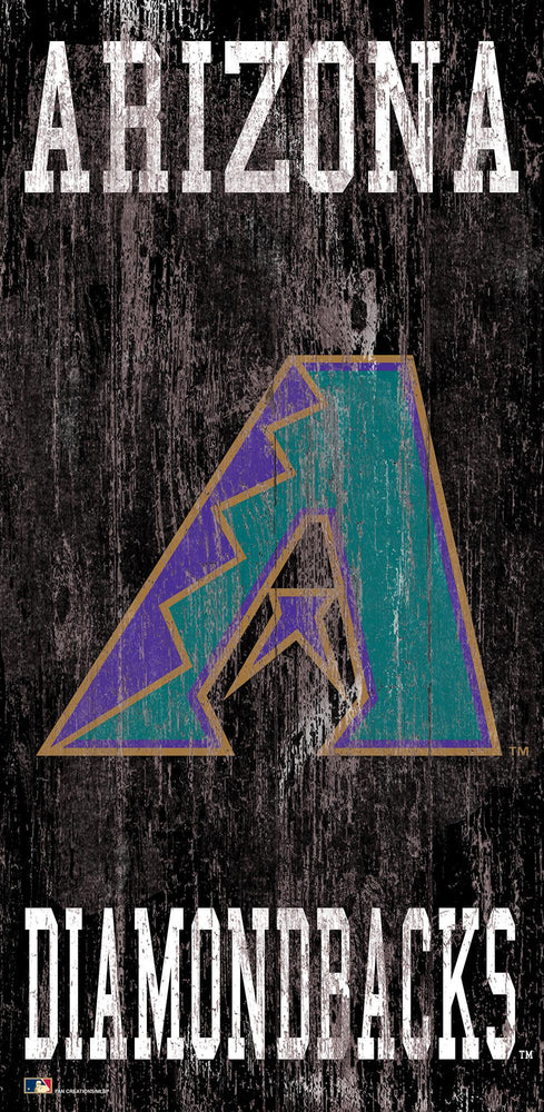 Arizona Diamondbacks 0786-Heritage Logo w/ Team Name 6x12