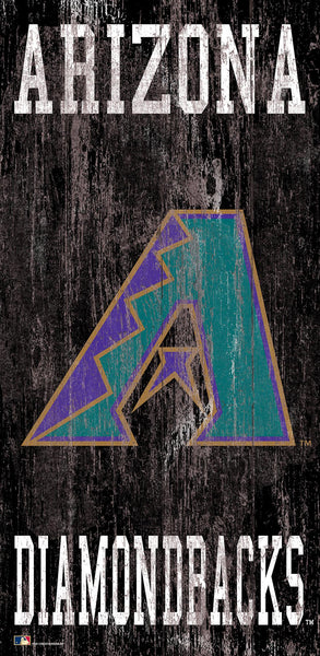 Arizona Diamondbacks 0786-Heritage Logo w/ Team Name 6x12