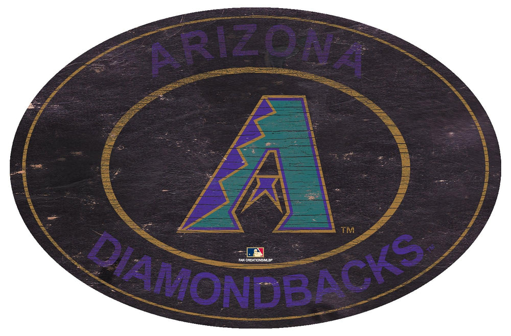 Arizona Diamondbacks 0801-46in Heritage Logo Oval