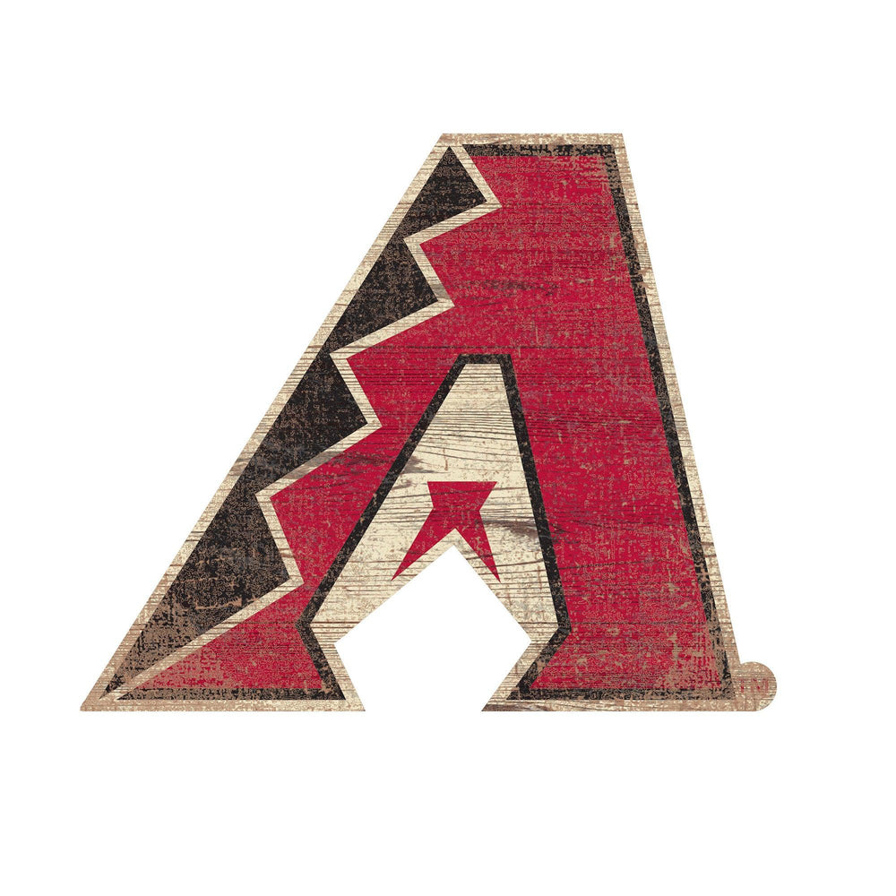 Arizona Diamondbacks 0843-Distressed Logo Cutout 24in