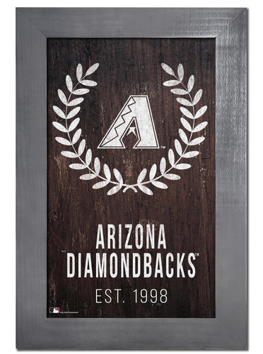 Arizona Diamondbacks 0986-Laurel Wreath 11x19