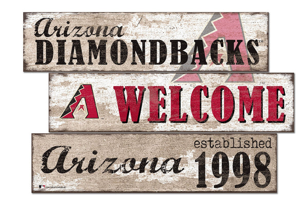 Arizona Diamondbacks 1027-Welcome 3 Plank