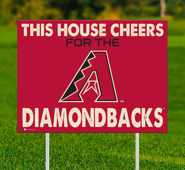 Arizona Diamondbacks 2033-18X24 This house cheers for yard sign