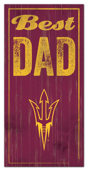Arizona State Sun Devils 0632-Best Dad 6x12