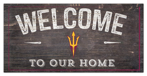 Arizona State Sun Devils 0654-Welcome 6x12
