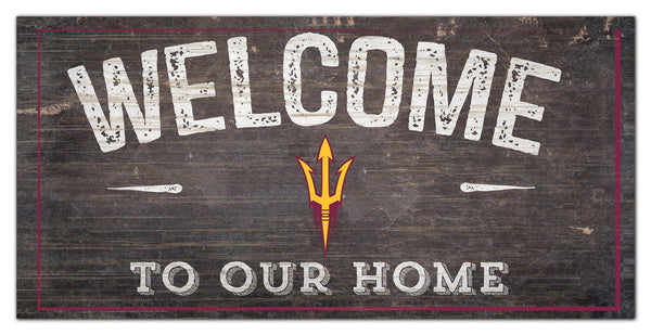 Arizona State Sun Devils 0654-Welcome 6x12