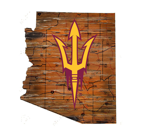 Arizona State Sun Devils 0728-24in Distressed State