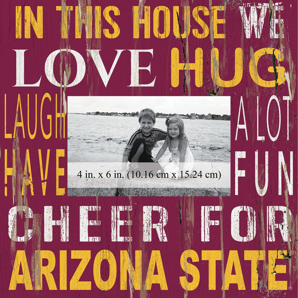Arizona State Sun Devils 0734-In This House 10x10 Frame