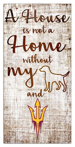Arizona State Sun Devils 0867-A House is not a Home 6x12