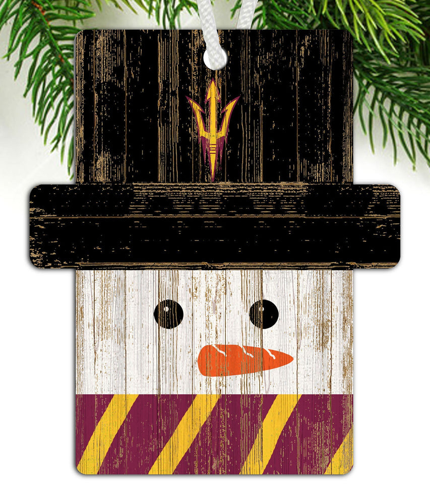 Arizona State Sun Devils 0980-Snowman Ornament 4.5in