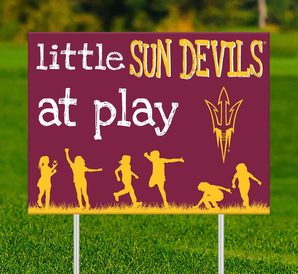 Arizona State Sun Devils 2031-18X24 Little fans at play 2 sided yard sign