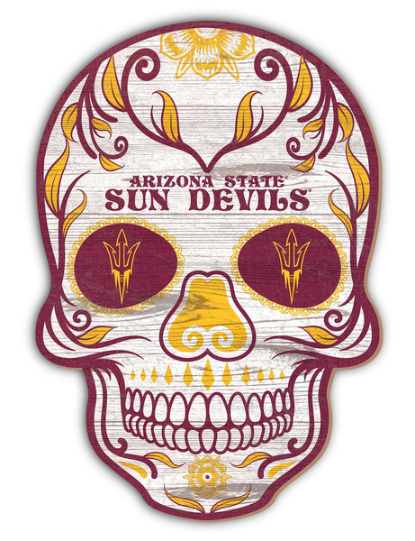 Arizona State Sun Devils 2044-12�? Sugar Skull Sign
