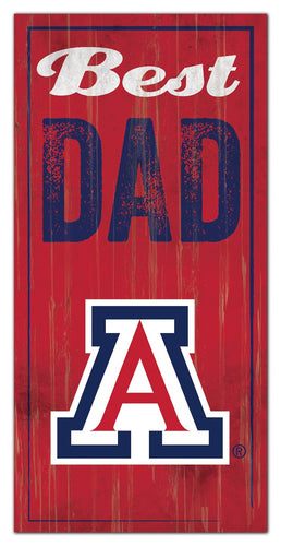 Arizona Wildcats 0632-Best Dad 6x12
