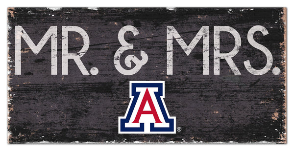 Arizona Wildcats 0732-Mr. and Mrs. 6x12