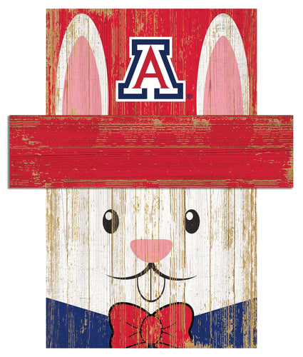 Arizona Wildcats 0918-Easter Bunny Head