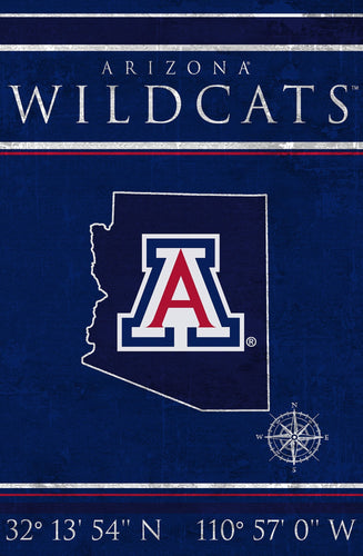 Arizona Wildcats 1038-Coordinates 17x26