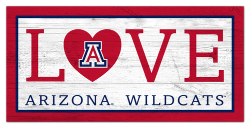 Arizona Wildcats 1066-Love 6x12