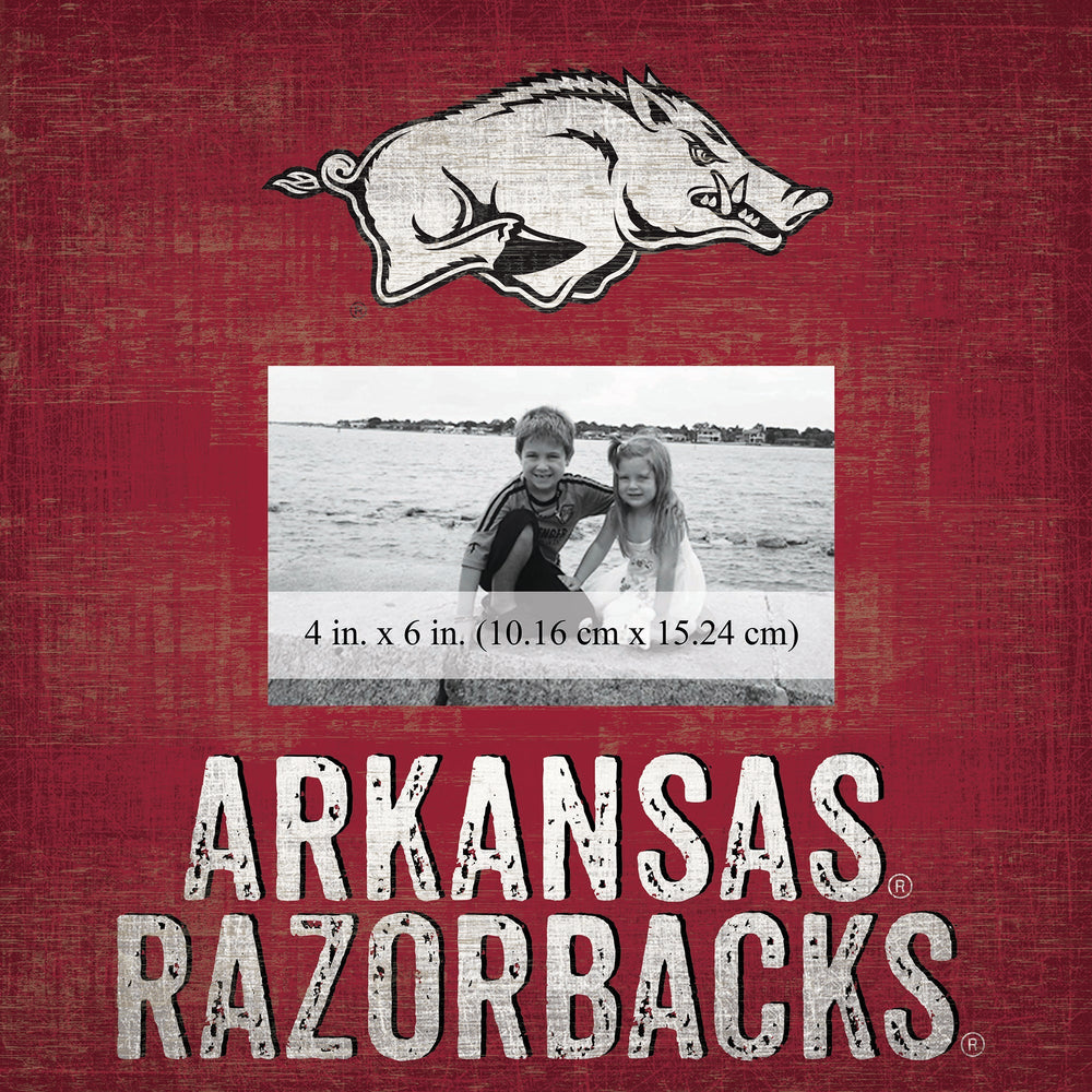 Arkansas Razorbacks 0739-Team Name 10x10 Frame