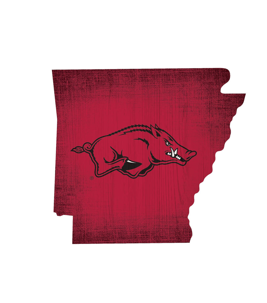Arkansas Razorbacks 0838-12in Team Color State