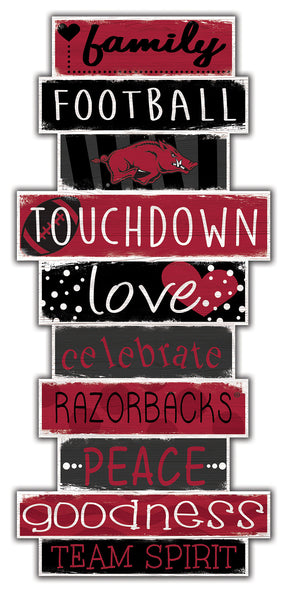 Arkansas Razorbacks 0928-Celebrations Stack 24in