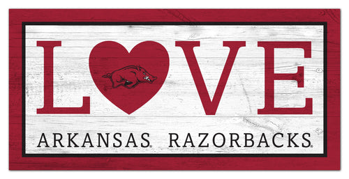 Arkansas Razorbacks 1066-Love 6x12