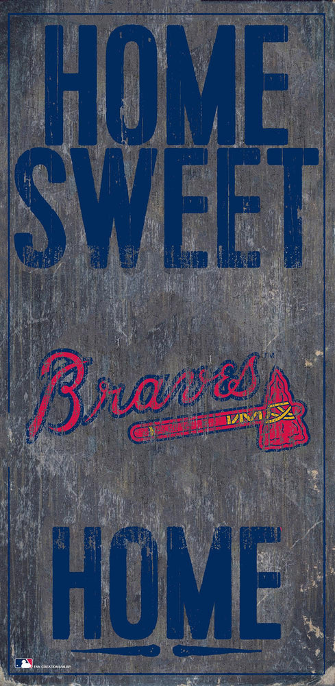 Atlanta Braves 0653-Home Sweet Home 6x12