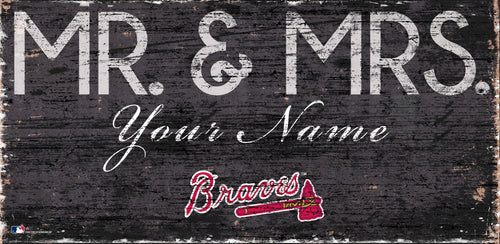 Atlanta Braves 0732-Mr. and Mrs. 6x12