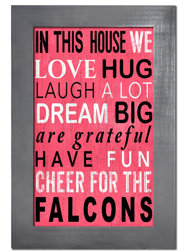 Atlanta Falcons 0725-Color In This House 11x19