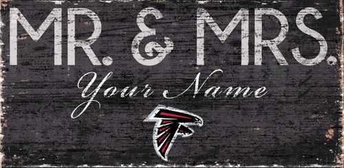Atlanta Falcons 0732-Mr. and Mrs. 6x12