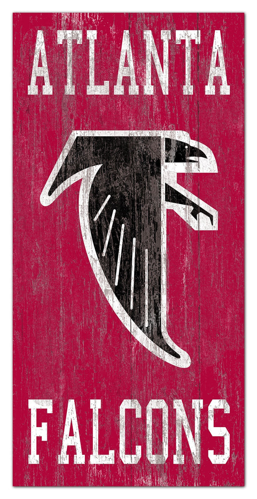 Atlanta Falcons 0786-Heritage Logo w/ Team Name 6x12