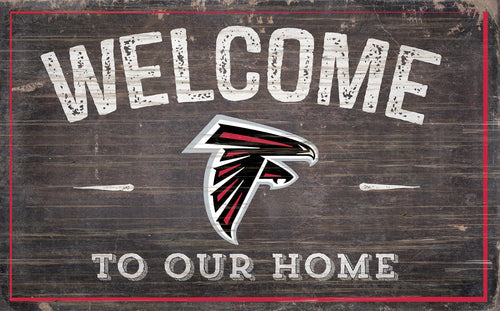 Atlanta Falcons 0913-11x19 inch Welcome Sign
